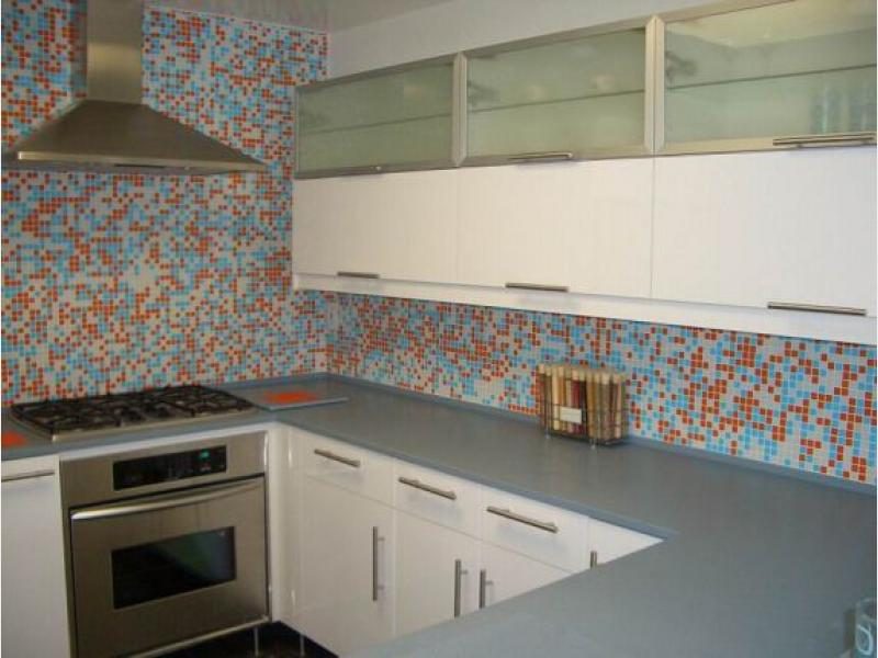 Mosaico con azulejos de cocina